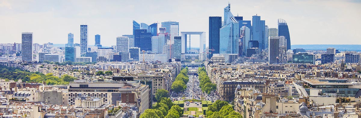 Illustration, paysage de la défense